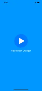 Video Pitch Changer screenshot #1 for iPhone