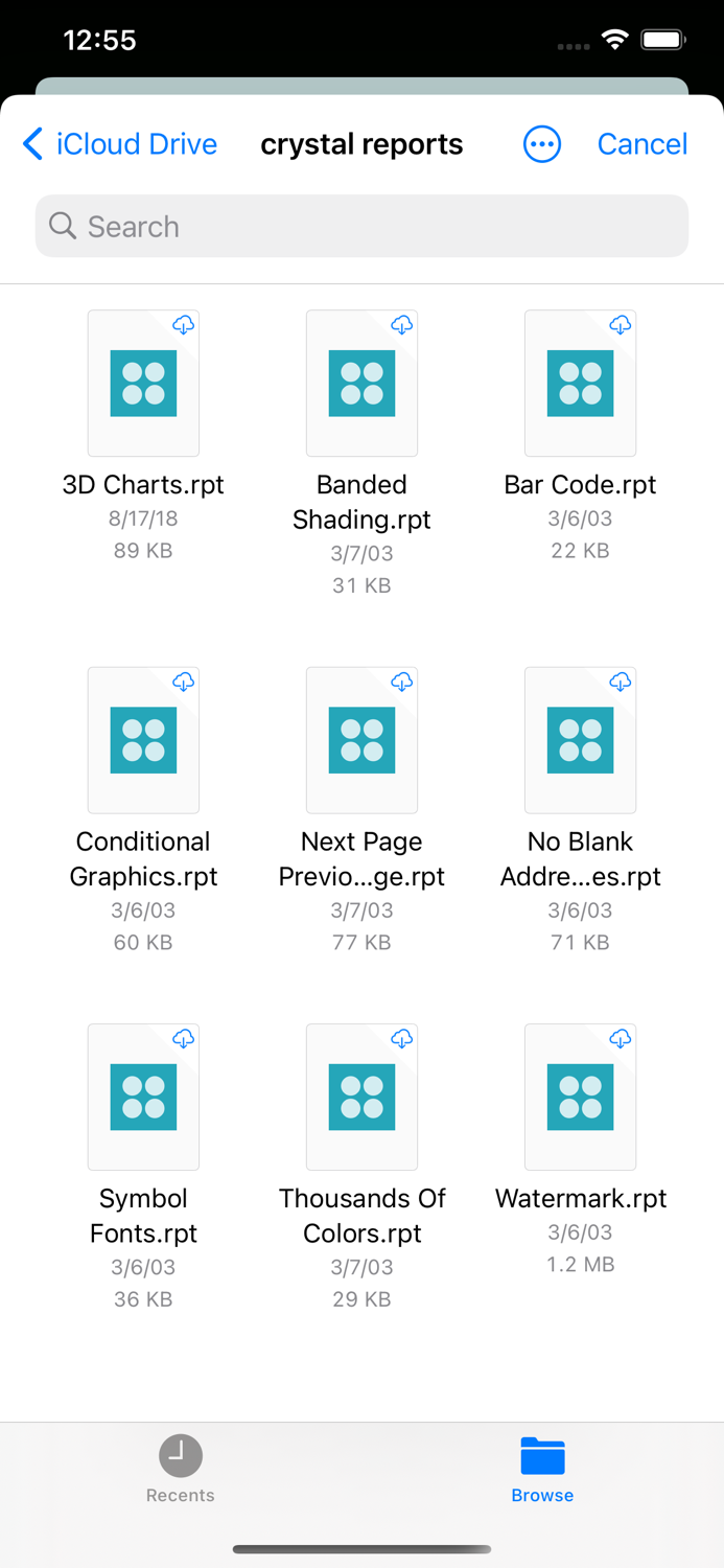 RPT Viewer Open Crystal Report