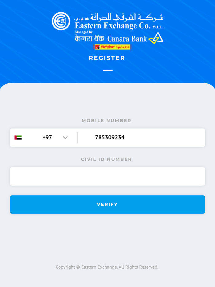 Eastern Exchange-Online Remit