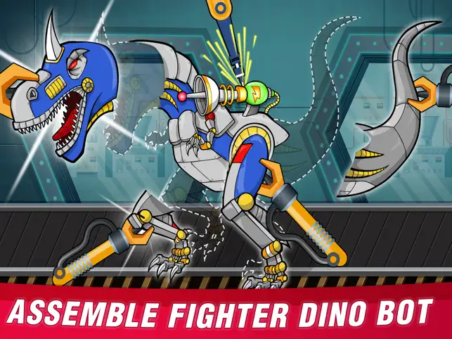 Assemble Dino Robot, game for IOS