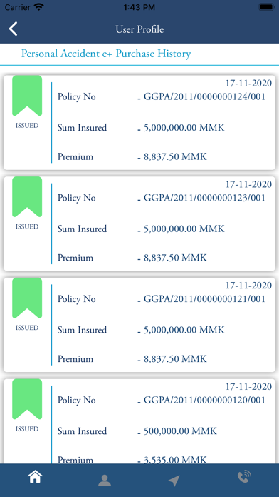 GGI TOKIO MARINE Insurance Screenshot