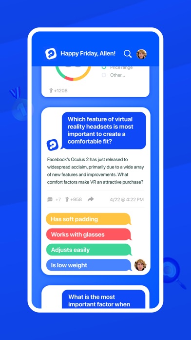 Pinion - Daily Polls Screenshot