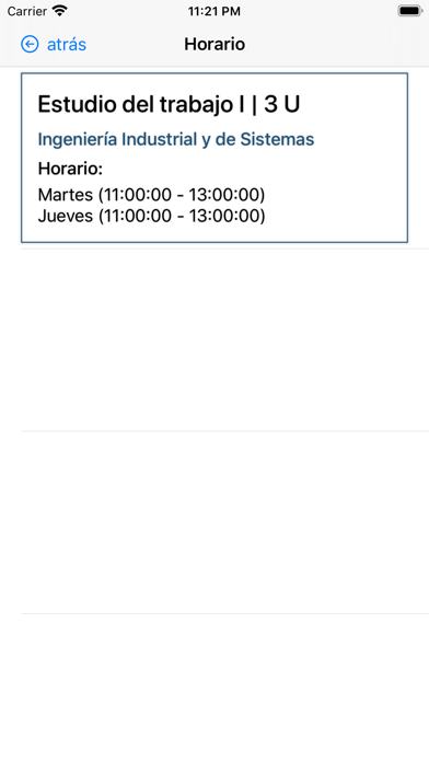 UMM Docente Screenshot