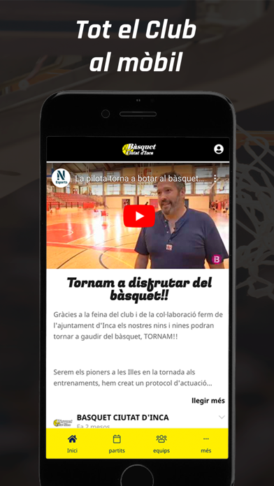 Screenshot #1 pour Bàsquet Ciutat d'Inca