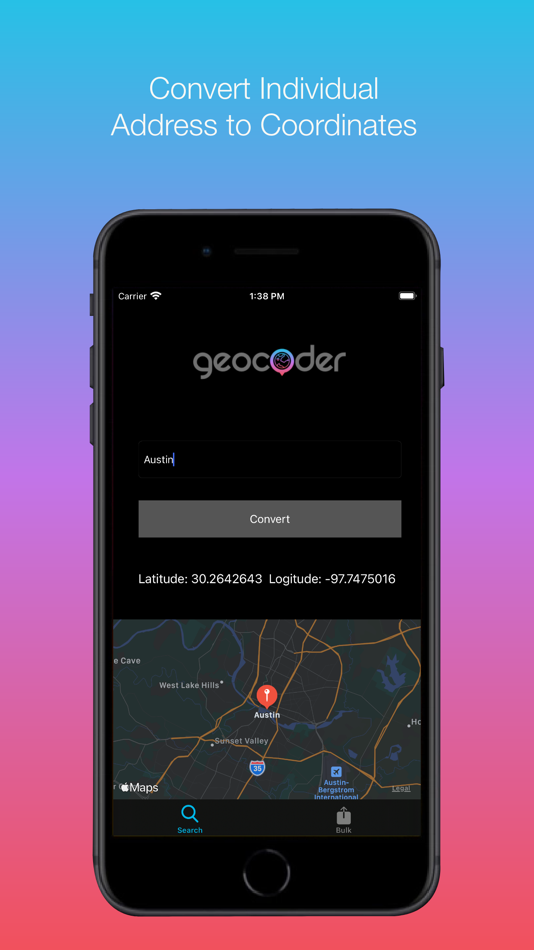 #1. Geocoder App (iOS) By: Can Kinav