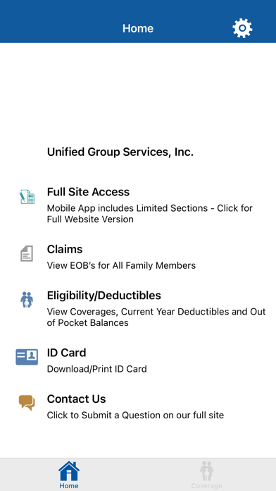 UnifiedGrp Mobile Screenshot