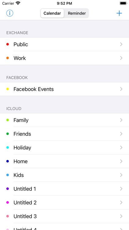 Calendar Color Picker