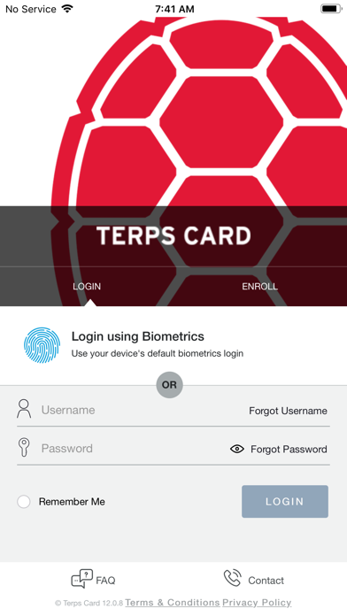 Terps Card Screenshot