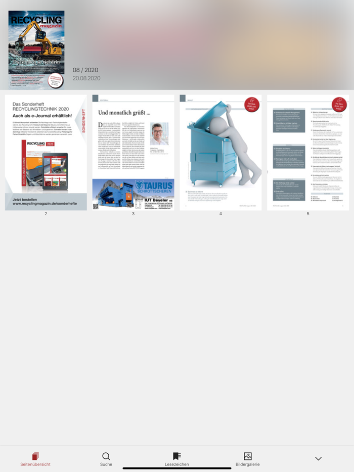 RECYCLING magazin App