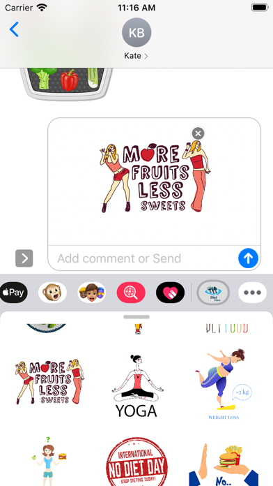 Diet Stickers 2021 Screenshot
