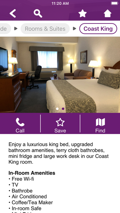 Coast Abbotsford Hotel Screenshot