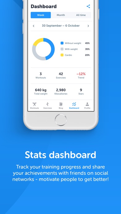 FitStar - Your Fitness Coach Screenshot