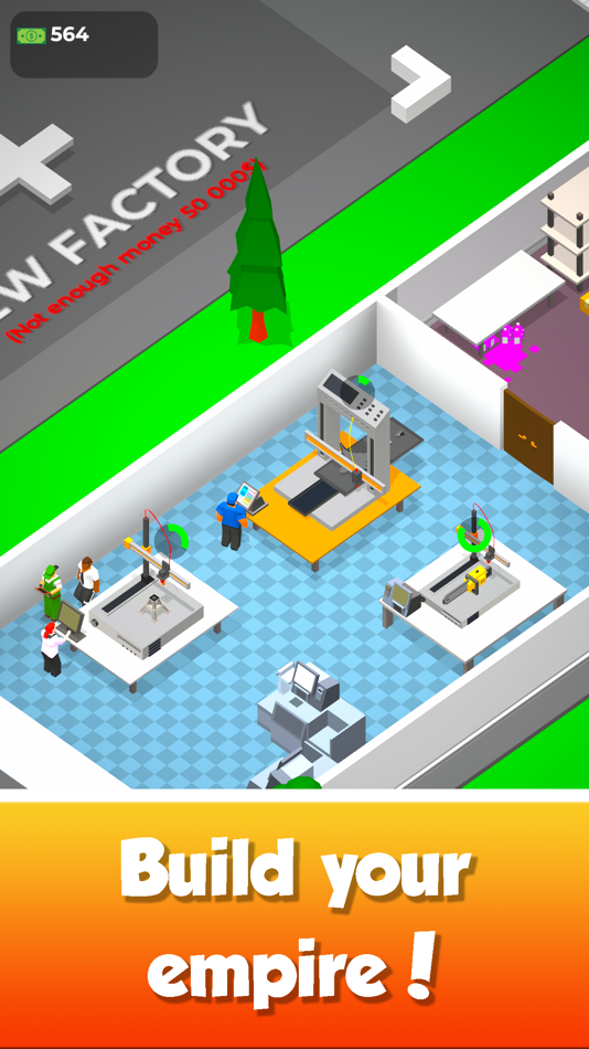 #2. Idle 3D Printers Factory (iOS) 由: Nikita Subachev