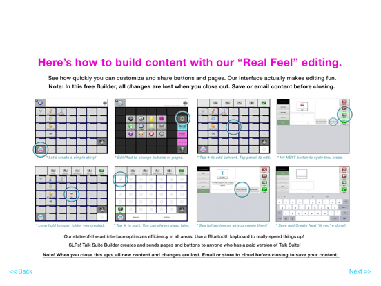 Screenshot #5 pour Talk Suite Builder
