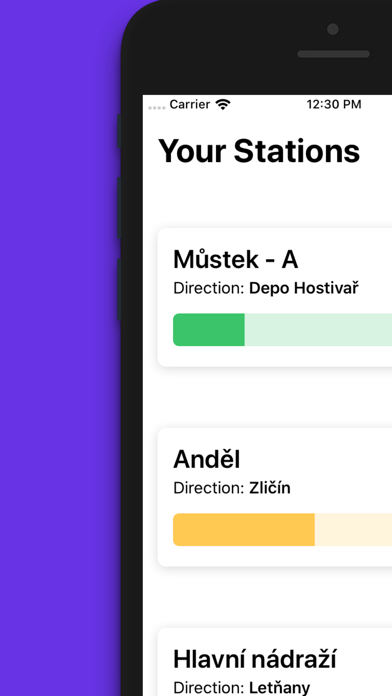 Metroji – Prague Metro App Screenshot