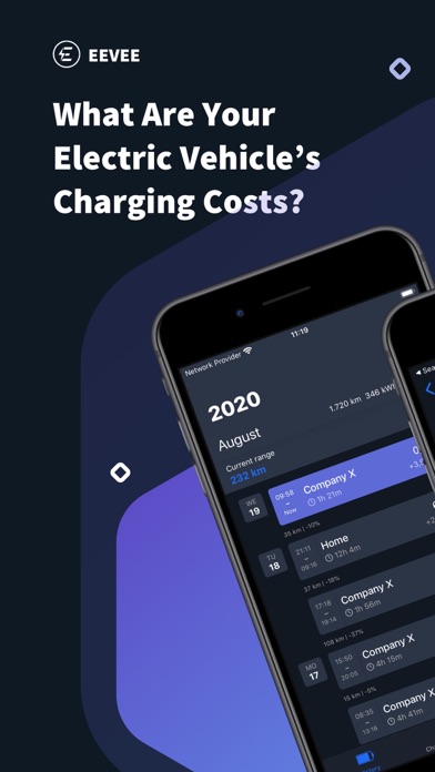 EEVEE - Tesla EV Charging app screenshot