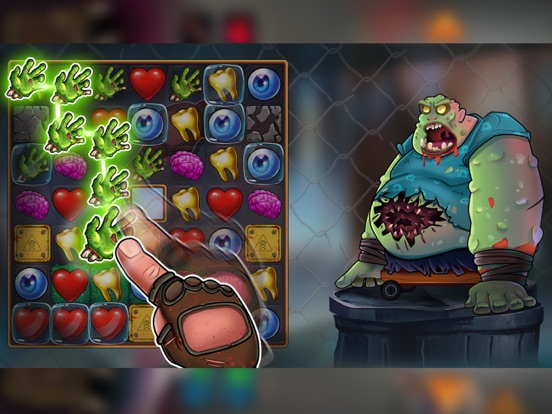 Zombie Blast - Link Match iPad screenshot