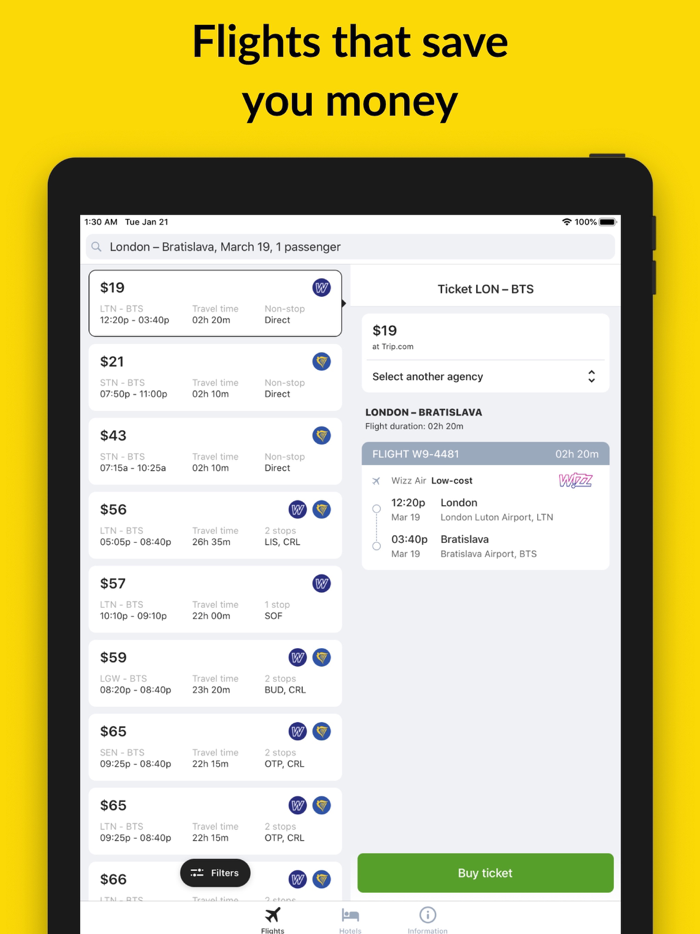Cheap flights — Hot Deals