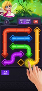 Line Fill: Color Pipe Puzzle screenshot #1 for iPhone