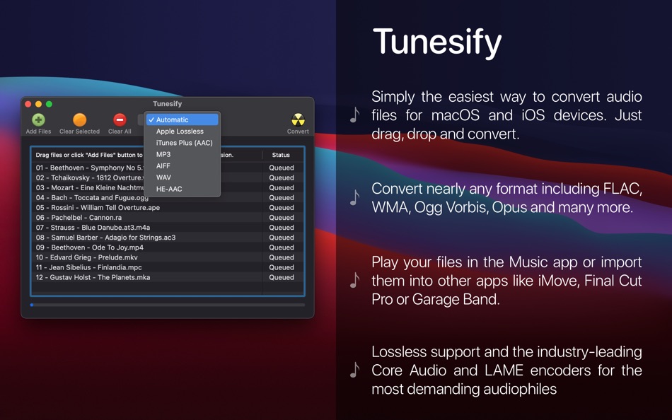 #1. Tunesify (macOS) 由: Andrew Heard