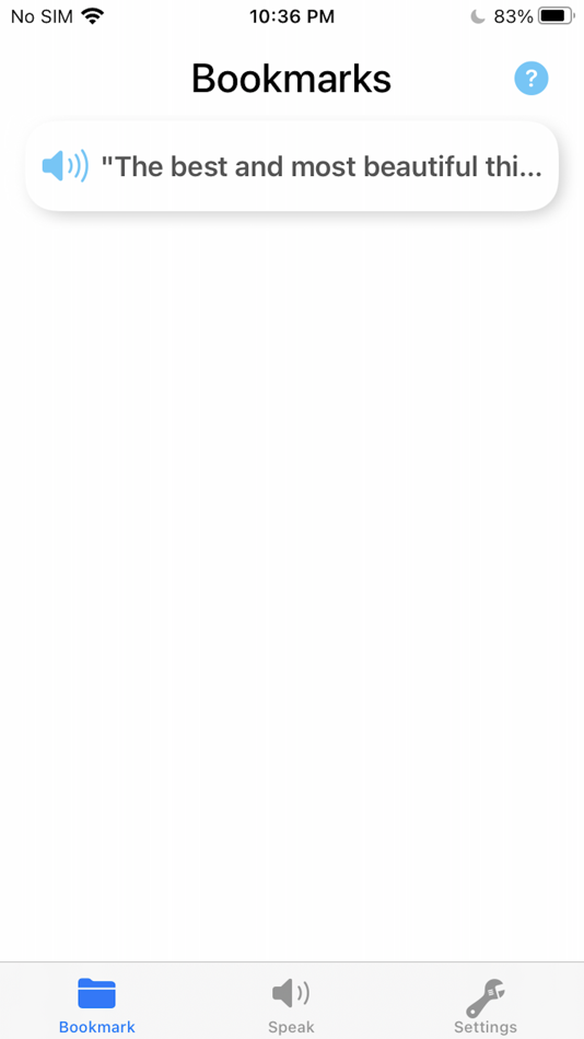 #2. Text To Speech: Type and Talk (iOS) 由: Trevor Kamhunga