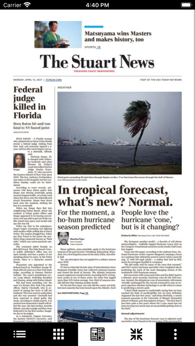 Stuart News Print Edition Screenshot