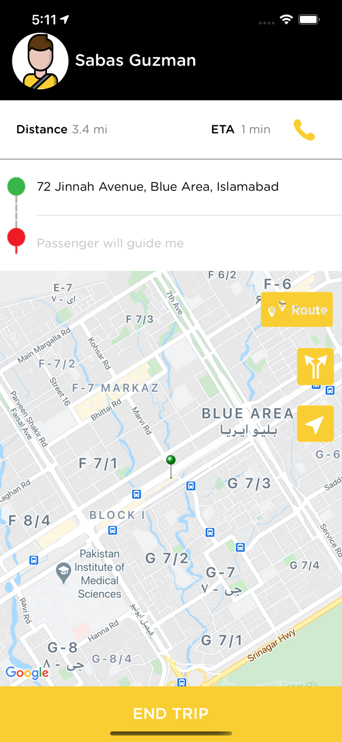 Alianza Rides Driver