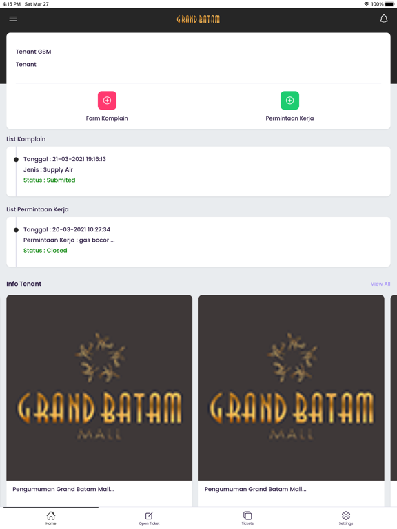 Screenshot #5 pour E-Tenant Grand Batam Mall