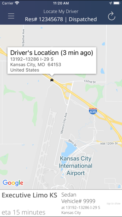 Executive Limousines KC Screenshot