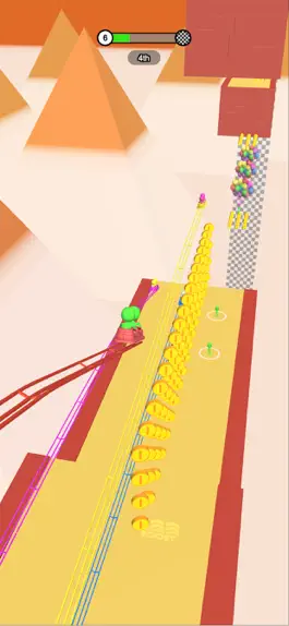 Game screenshot Rolly Rails 3D apk