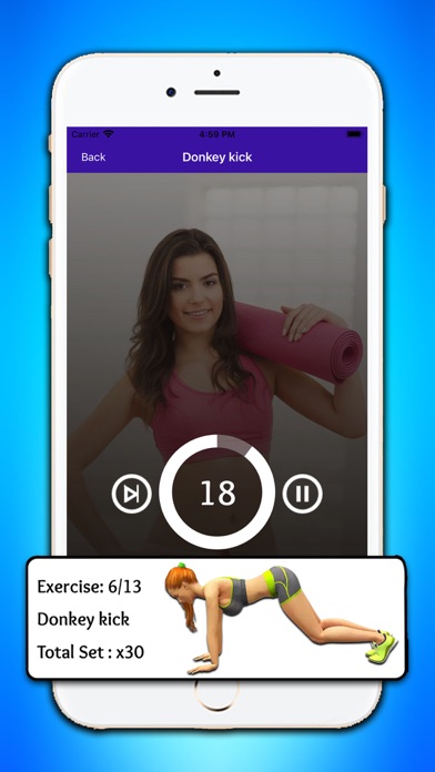 Aerobics Exercise 30 Days Plan Screenshot