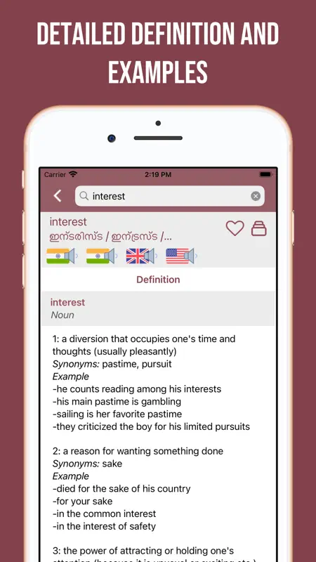 Malayalam-English Dictionary screenshot 3 of 10