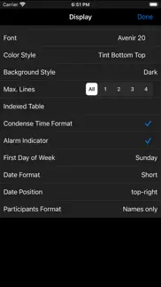 calreader - calender logs iphone screenshot 2