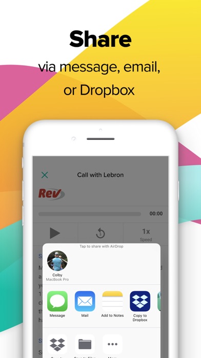 Rev Call Recorder Screenshot