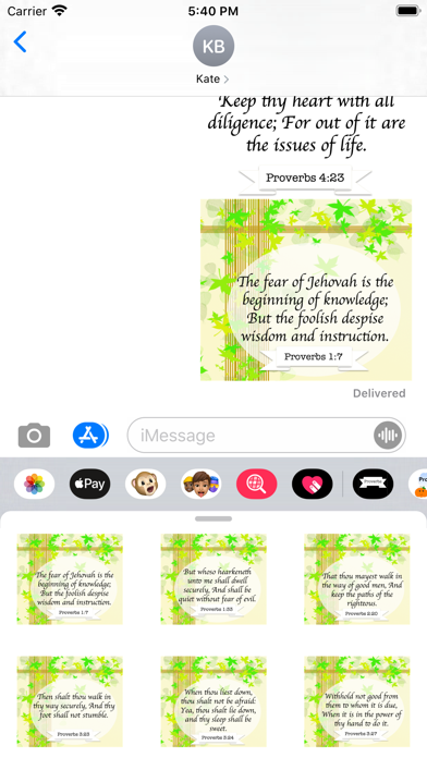 Proverbs Stickers Screenshot