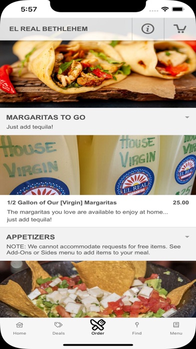 El Real Mexican Grill Screenshot
