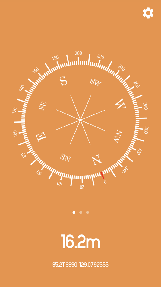 #7. Altimeter,GPS location,Compass (iOS) Podle: HUJIN SHIN