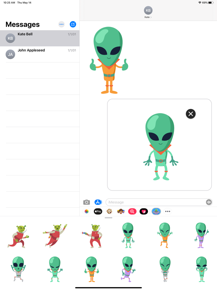 Aliens Stickers