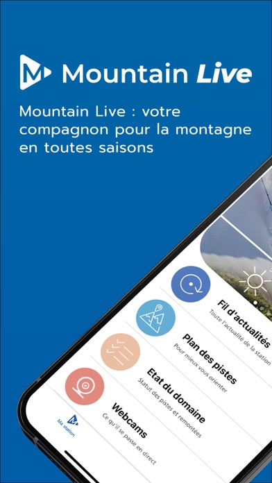 Screenshot #1 pour Mountain Live : Météo Ski GPS