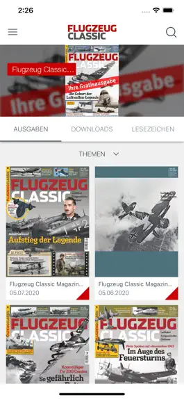 Game screenshot Flugzeug Classic Magazin apk