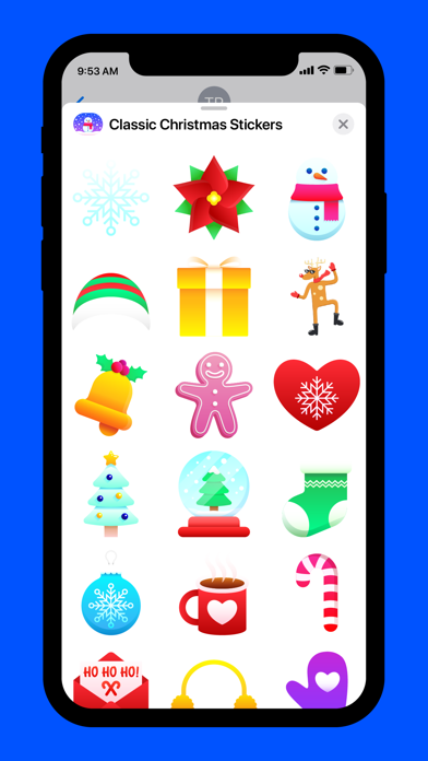 Screenshot #2 pour Christmas Cheer Stickers