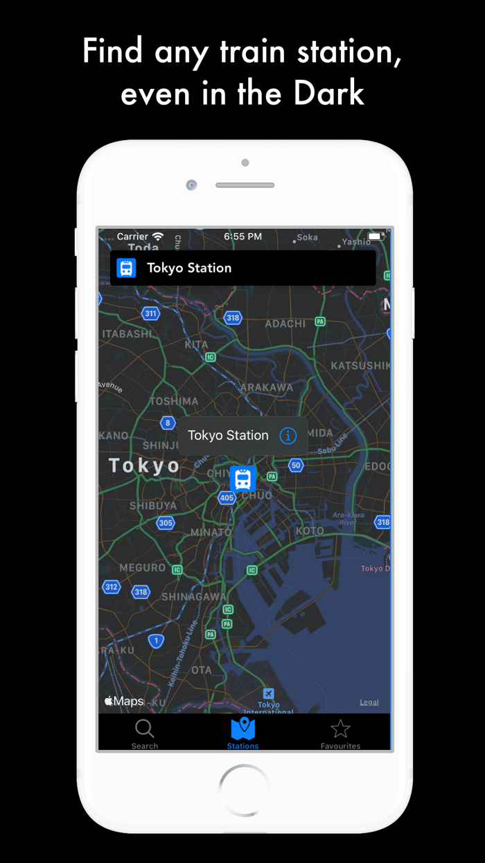 Japan Direct - route and train