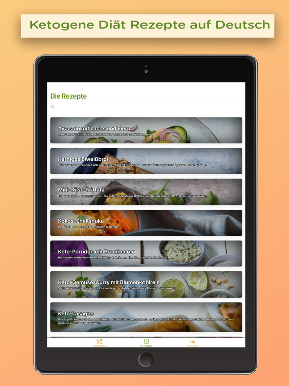 Screenshot #4 pour Ketogene Diät Rezepte