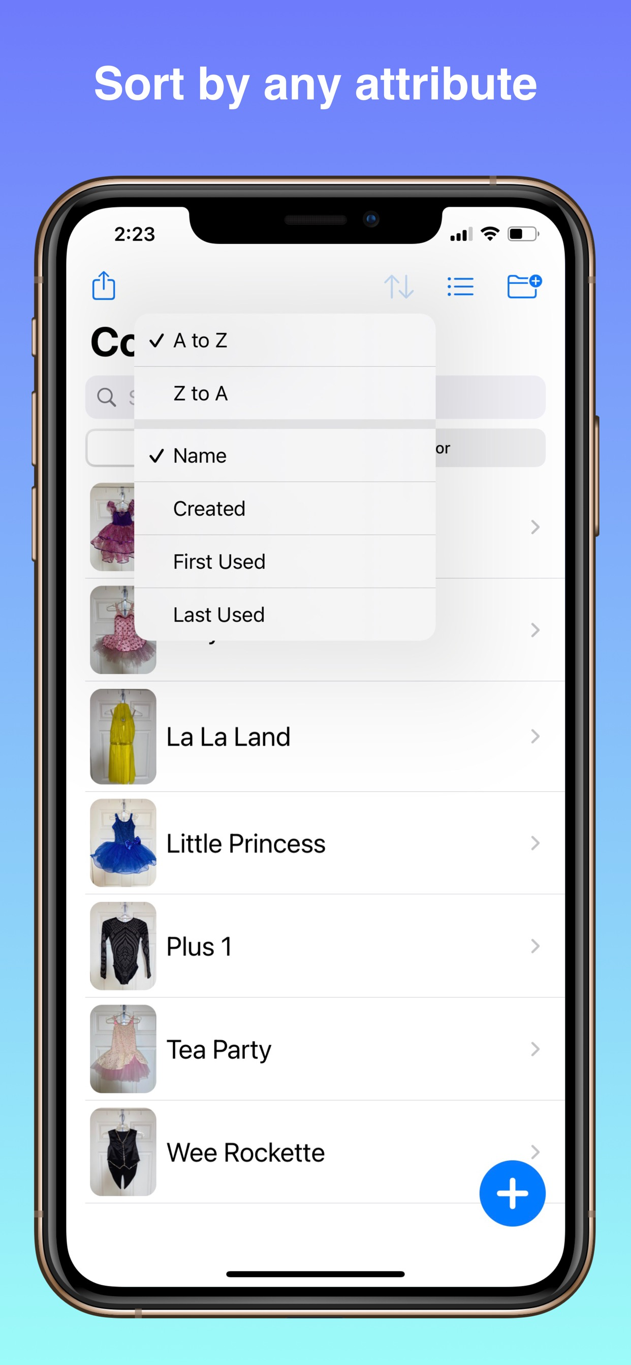 Costumize - Digital Inventory