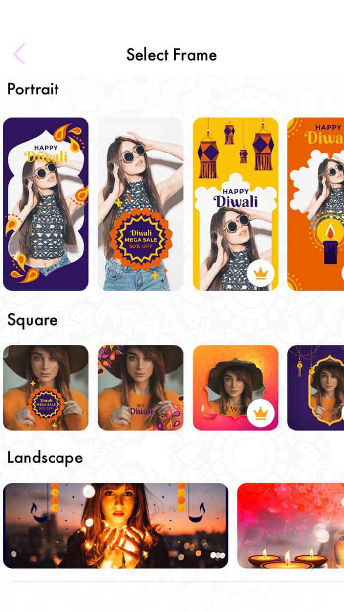 Diwali Photo Frames