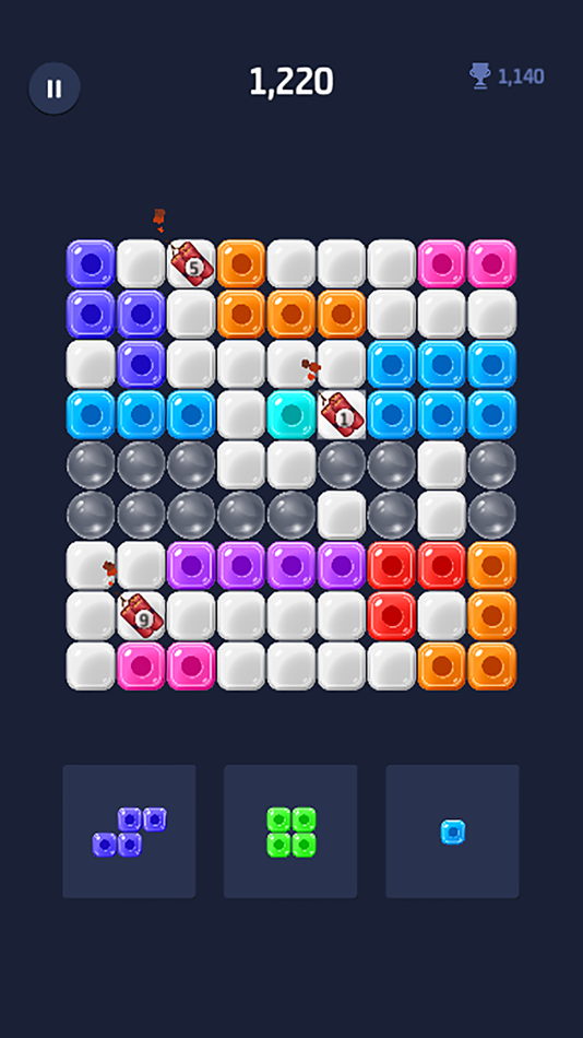 #1. Block Puzzle : Pop Bubble Wrap (iOS) Podle: Bhargav Mavani