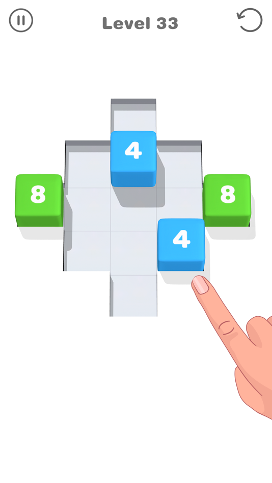 #1. Dice Merge: Match Same Number (iOS) Podle: Xiaoxiong Yang