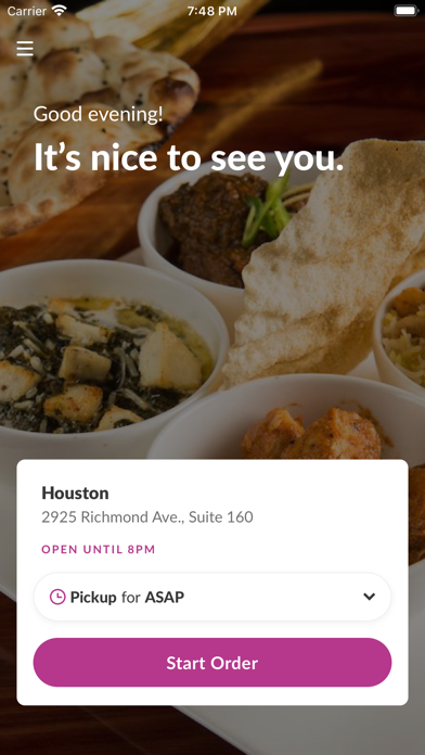 Kiran's Restaurant Screenshot
