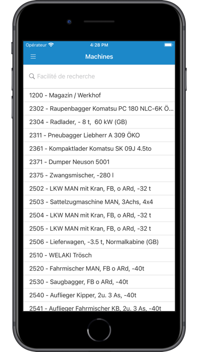 Screenshot #1 pour SORBA Werkstatt