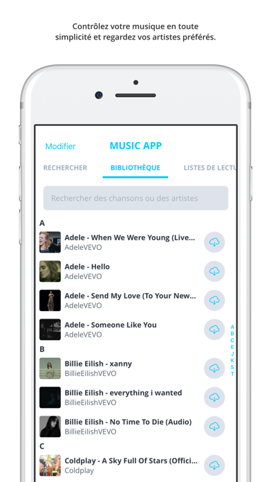 Screenshot #2 pour Music App